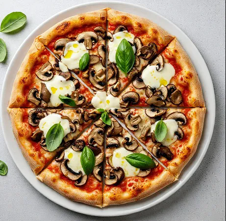 Mushroom & Onions Pizza 