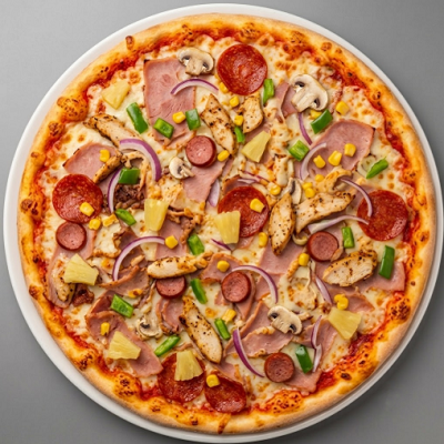 Chicken & Pineapple Pizza 